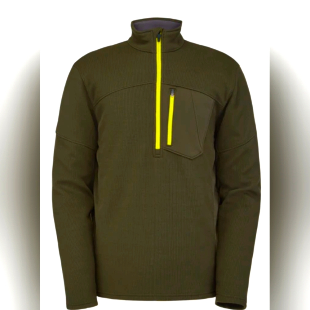 Reg $100 Spyder Mens Bandit Half Zip Sweater size M